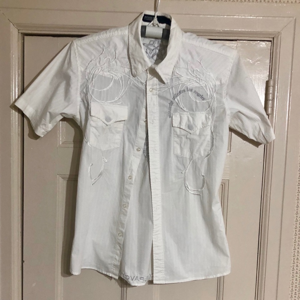 Monarchy Short Sleeve Button Down Shirt